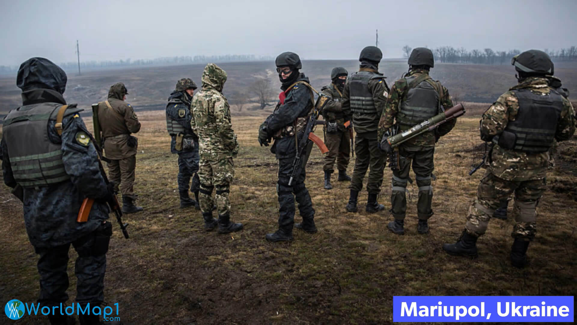 Conflit of Mariupol in Ukraine